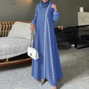 Women's Long Sleeve Lace Robe, Ramadan, Islamic, Arab, Muslim, Bohemian, Luxury Fashion, Spring Vest