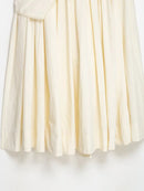 Women MIDI Skirts 2026 Fashion Solid Wrap Drawstring Bow High Waist Pleated Female Elegant Street Skirt Clothes