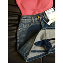 Vintage Blue Denim Skirt for Women Korean High Waist Sexy Slim Fit Mini Skirts Ladies Y2K Streetwear 90S Cowboy Bodycon Skirt