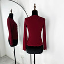 Casual Knitwear Lace V-Neck Cardigan Women Slim Solid Long Sleeves Commuting Cropped New Outwear Women's Knit Cardigan Top 2026