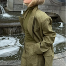 Women's Casual Versatile Office Formal Outfits Trendy Elegant Soft Shoulder Pad Blazer All Season Simple Commuter Straight Pants