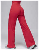 Yoga Pants Flare Leggings Women High Waist Wide Leg Pants Gym Women Fitness Sports Flared Pant Dance Trousers Women shaped Hip