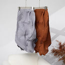 Miyake Pleated Solid Color Semi-skirt 2025 Summer New Irregular Pleated Half-body Skirt Women's Mid-length Bud Skirt