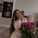 Vestido Longo Feminino com Estampa de Conchas e Manga Flare - Sexy Costas Abertas Renda Cor Sólida Gola Redonda