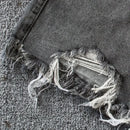 Denim Shorts Women High Waist Slender Korean Fashion Summer Frayed Buttons Zipper Tassel Loose Solid All-match Streetwear Chic