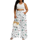Wide Leg Pants for Women Work Business Casual Flowy High Waisted Dressy Pants Trousers Office with Pocket