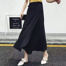 Summer Beach Floral Skirt for Women Cotton High Waist Wrap Maxi Skirt Long with Side Slit & Tie Detail Boho Style Design