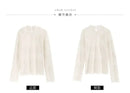 Blouse Women Women's Lace Shirt Autumn Long Sleeve Turtleneck Mesh Top Blusas Ropa De Mujer