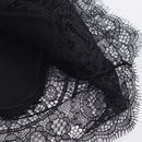 Ladies Elegant Asymmetric Lace Hem Black Blouse Chic O-neck Long Sleeve Loose T-shirt Tops 2026 New Spring Women's Blouse