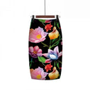 Fashion Midi Skirt For Women Flora Printed High Waist Pencil Skirt Female Causal Flower Bodycon Skirt With Slit