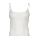 Basic Solid Camis Summer Casual Sleeveless Spaghetti Strap Top Women Harajuku All-match Cropped Tops y2k Vintage Clothing