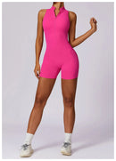 Macacão Feminino Fitness Slim sem Manga - Esportivo Casual