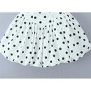 Vestido Feminino Branco com Poa e Halter - Sexy Costas Abertas Amarrão Evasê Elegante Festa Verão