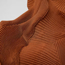 Miyake Pleated Solid Color Semi-skirt 2025 Summer New Irregular Pleated Half-body Skirt Women's Mid-length Bud Skirt