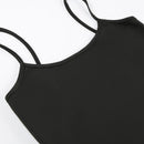 Sexy Spaghetti Strap Tank Tops Fashion Women White Solid Basic Sleeveless Y2K All-Match Crop Top Casual Streetwear Harajuku Tees