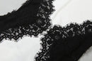 Vestido Longo Feminino com Renda e Halter - Sexy See Through Elegante Festa