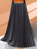 Fashion Elegant Pleated Skirt for Women Faldas Vintage Saias Party Goth Skirts Ropa Mujer Casual Jupe Femme Harajuku Streetwear