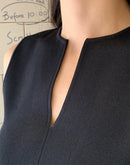 Vestê Feminino de Tricô com Decote V e Sem Manga - Respirável Chique Minimalista Primavera Verão
