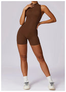 Macacão Feminino Fitness Slim sem Manga - Esportivo Casual