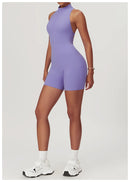Macacão Feminino Fitness Slim sem Manga - Esportivo Casual