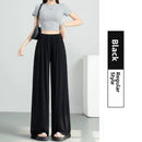 ay Wide Leg Pants Women's High Waist Loose Drapey Cool Casual Trousers Modal Cotton Comfortable Breathable Straight Cut