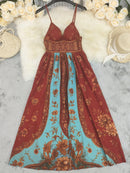 Vestido Longo Feminino Floral sem Alças - Elegante Maxi Verão