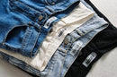 Women's High Waist Jeans 2025 Spring Fall Relaxed Straight Leg Raw Hem Floor-Length Vintage Inspired Daily Uniform