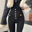 Pants for Woman White Skinny High Waist Shot Trousers Slim Fit Women's Jeans Medium Hippie Fitted Good Quality Cheap Wholesale Z