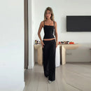 Women's Corset Tops Bandage Stripe Spaghetti Strap Crop Top Square Neck Bodycon Stretch Partywear Chic Lady Sleeveless Clubwear