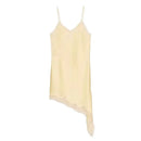 Vestido Mini Feminino com Renda e Poa - Halter Sexy Costas Abertas Verão 2025
