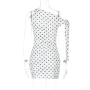 Vestido Mini Feminino Vintage com Poa e Amarrão - Tomara que Caia Sexy Verão Festa
