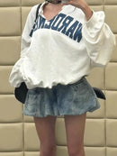 American Vintage Denim Skirt Women Street Sexy Bud Mini Skirt High Waisted Harajuku Y2K Puff Casual Preppy Style Chic Skirt