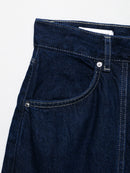 Women Casual Navy Blue Denim Shorts Set V-neck Short Sleeves Cropped Shirt High Waist Solid Color Shorts Skirt Female Suits