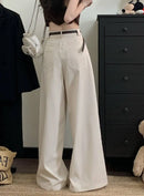 Women's High Waist Wide Leg Pants Casual Loose Flowy Trousers