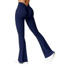 Yoga Flare Pants Women Sexy V-Cut Waist Butt Liftting Fitness Leggings Comfort Gym Running Fashion High Waist Slim Leggings