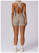 Macacão Feminino Fitness Slim sem Manga - Esportivo Casual