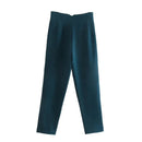 MUJER Office Wear High waist Pants for Women Formal Pants Office outfits Pencil Trousers Black Pink White Fashion Ladies Pants