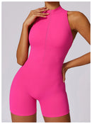 Macacão Feminino Fitness Slim sem Manga - Esportivo Casual