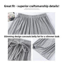 ay Wide Leg Pants Women's High Waist Loose Drapey Cool Casual Trousers Modal Cotton Comfortable Breathable Straight Cut