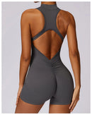 Macacão Feminino Fitness Slim sem Manga - Esportivo Casual