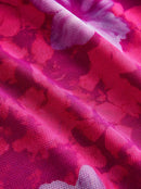Vestido Mini de Renda Estampado com Alças Finas - Estilo Resort