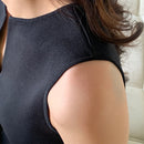 Vestê Feminino de Tricô com Decote V e Sem Manga - Respirável Chique Minimalista Primavera Verão
