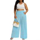 Wide Leg Pants for Women Work Business Casual Flowy High Waisted Dressy Pants Trousers Office with Pocket
