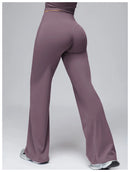 Yoga Pants Flare Leggings Women High Waist Wide Leg Pants Gym Women Fitness Sports Flared Pant Dance Trousers Women shaped Hip