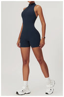 Macacão Feminino Fitness Slim sem Manga - Esportivo Casual