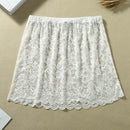 Lace Mini Skirts Women Elegant Sweet Lolita Short Skirts High Waist Y2k Streetwear Ruffle Skirts Lace Trim Butt Curtain Skirt