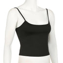 Basic Solid Camis Summer Casual Sleeveless Spaghetti Strap Top Women Harajuku All-match Cropped Tops y2k Vintage Clothing