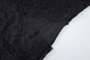 Vestido Feminino Sexy Slim com Renda See Through e Vazado - Sem Manga Costas Abertas Festa Clube