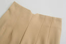 High Waist Solid Pants for Women Casual Basic Ankle Trousers with Pockets Zipper Fly Office Wear Pants Pantalones Mujer