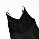 Vestido Mini Xadrez com Suspensório e Saia Plissada - Estilo Japonês Kawaii